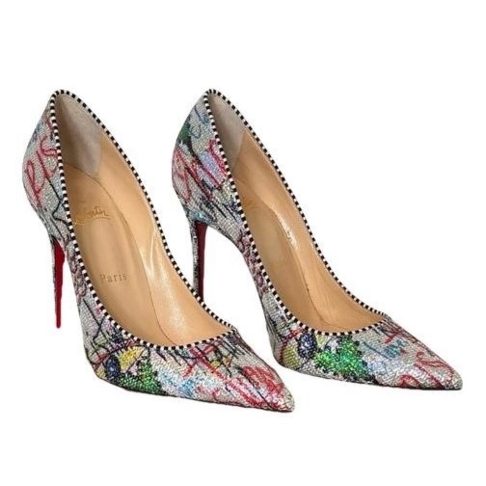 Christian Louboutin Multicolor Graffiti Stiletto Pumps